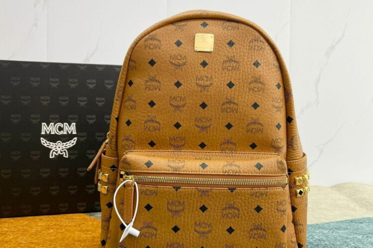 Ba Lô Stark Side Studs Backpack in Visetos Nâu 40CM