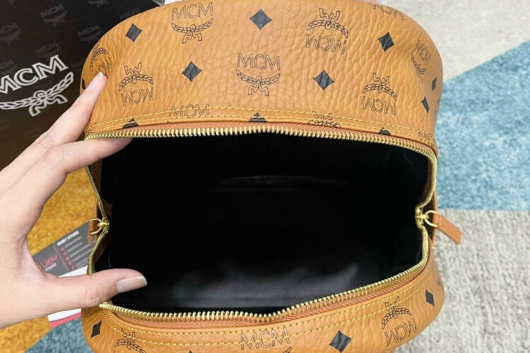 Ba Lô Stark Side Studs Backpack in Visetos Nâu 40CM