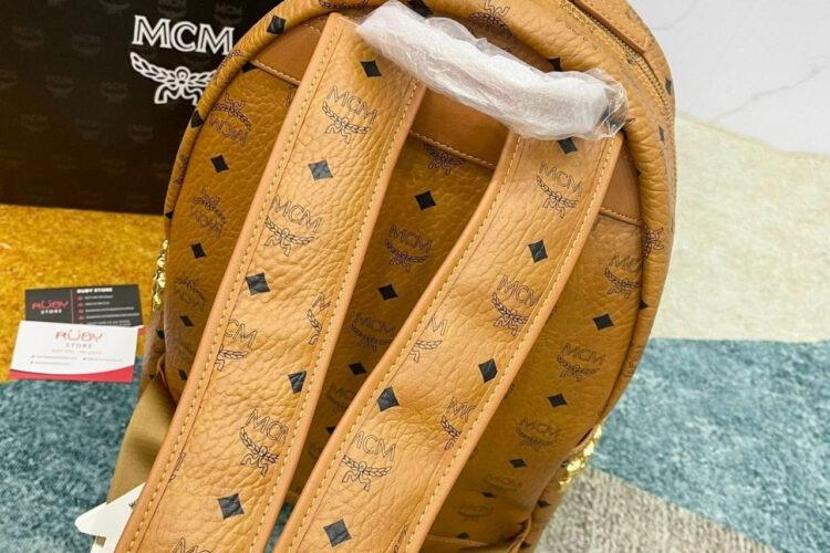 Ba Lô Stark Side Studs Backpack in Visetos Nâu 40CM