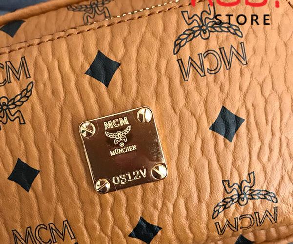 Túi Đeo Chéo MCM Klassik Crossbody in Visetos Nâu Siêu Cấp - 18cm