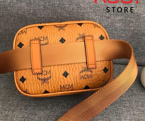 Túi Đeo Chéo MCM Klassik Crossbody in Visetos Nâu Siêu Cấp - 18cm