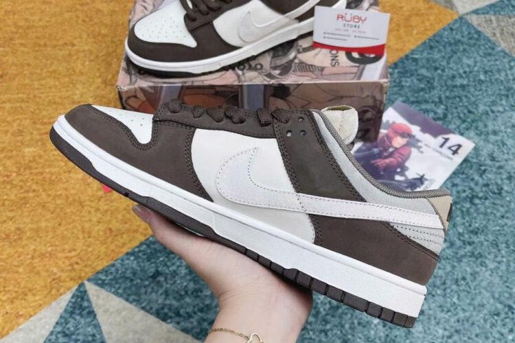Giày Nike Dunk Low x Katsuhiro Otomo Trắng Nâu