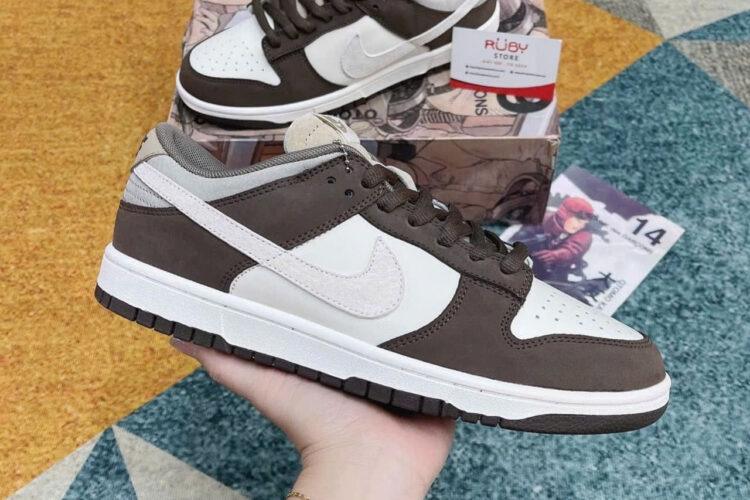 Giày Nike Dunk Low x Katsuhiro Otomo Trắng Nâu