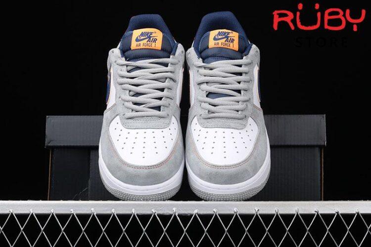 Giày Nike Air Force 1 Cool Grey Xám Cam