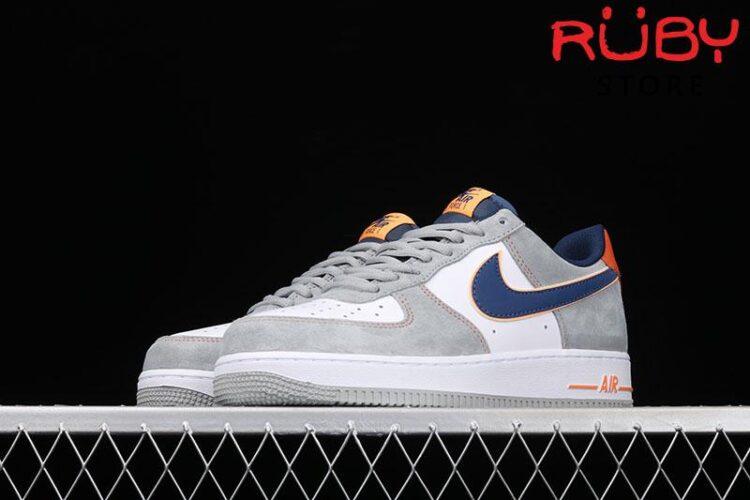 Giày Nike Air Force 1 Cool Grey Xám Cam