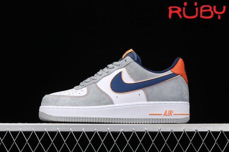 Giày Nike Air Force 1 Cool Grey Xám Cam