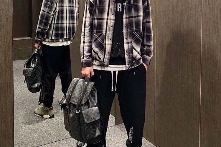 Balo LV Christopher PM Backpack Damier Graphite 44CM Siêu Cấp