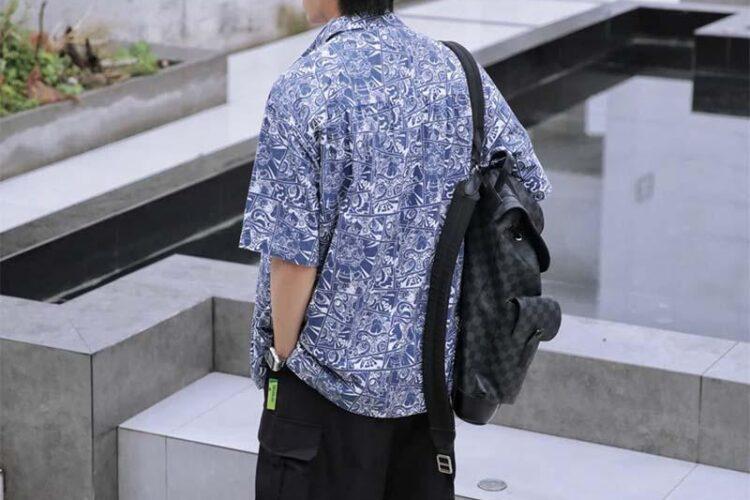 Balo LV Christopher PM Backpack Damier Graphite 44CM Siêu Cấp