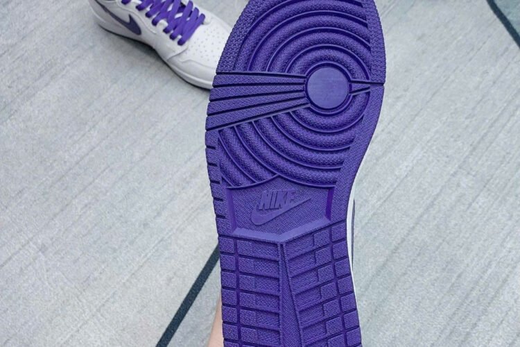 Giày Jordan 1 High Court Purple Trắng tím