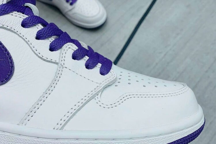 Giày Jordan 1 High Court Purple Trắng tím