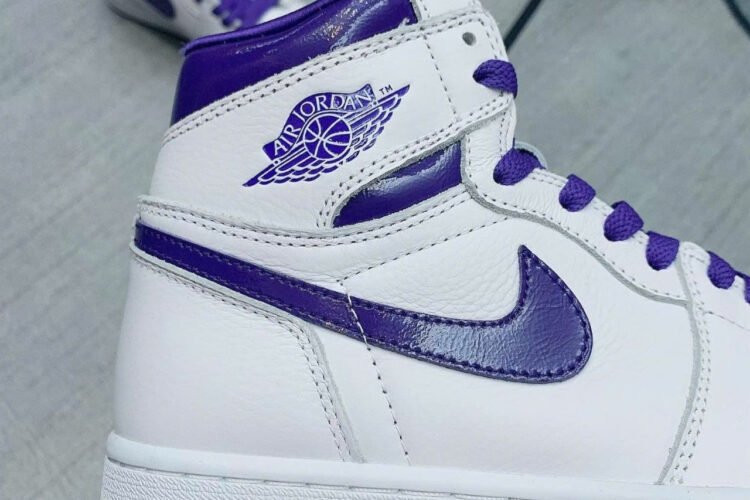Giày Jordan 1 High Court Purple Trắng tím