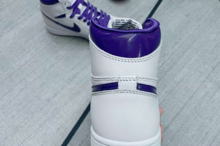 Giày Jordan 1 High Court Purple Trắng tím