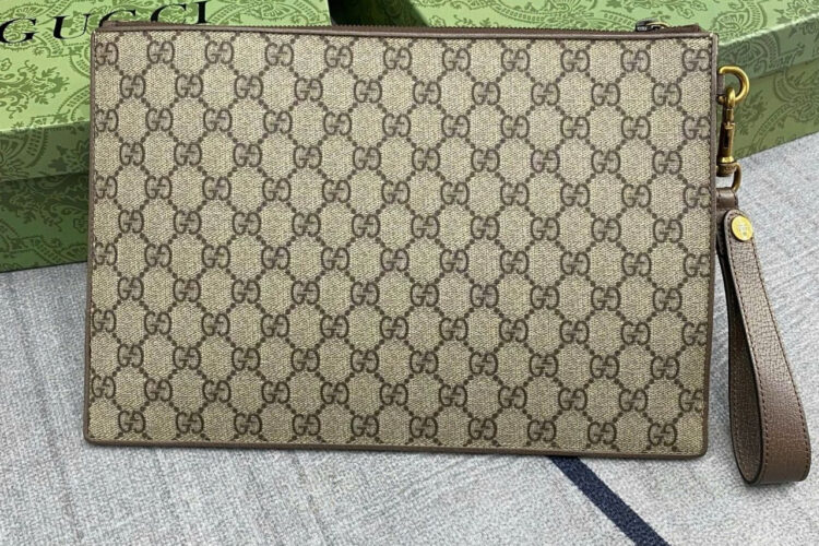 Túi Gucci Tiger UFO GG Supreme Pouch