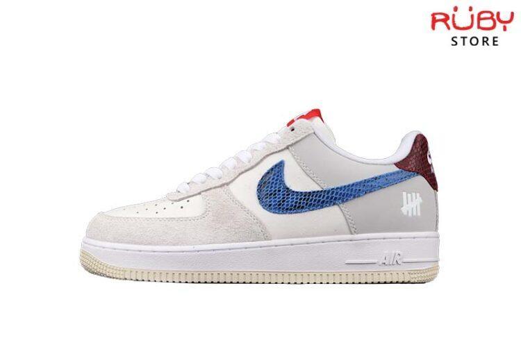 Giày Nike Air Force 1 Low SP Undefeated 5 On It Dunk vs. AF1 Xám Xanh