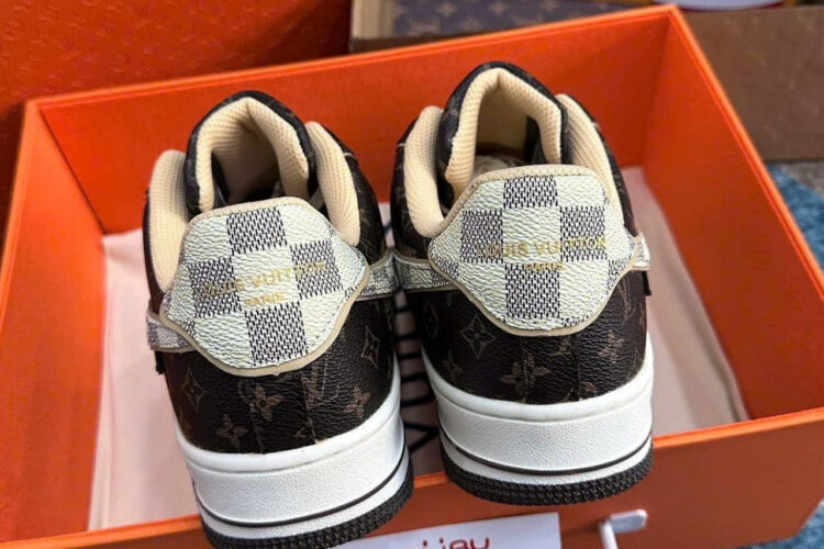 Giày Nike Air Force 1 Low Louis Vuitton Monogram Brown Màu Nâu