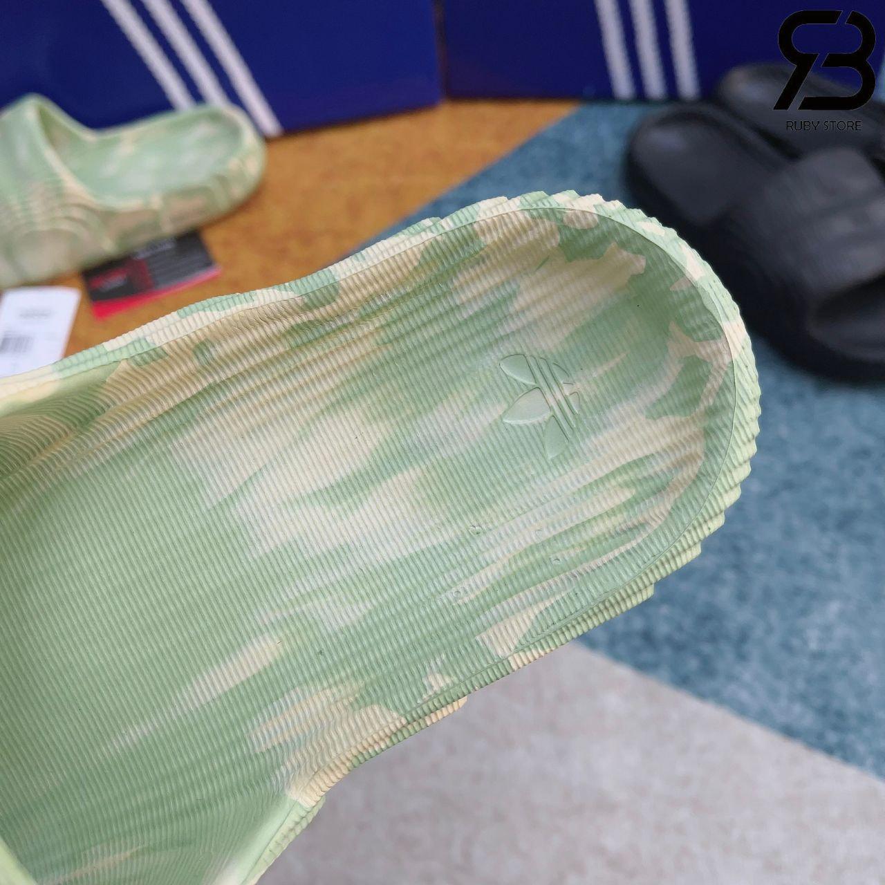 Dép Adidas Adilette 22 Magic Lime Desert Sand Xanh Vàng Rep 1 1