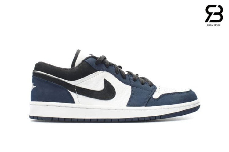 Giày Air Jordan 1 Low Navy Blue Xanh Đen Rep 1 1