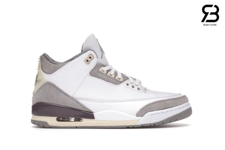 Giày Jordan 3 A Ma Maniére Trắng Nâu Rep 1 1