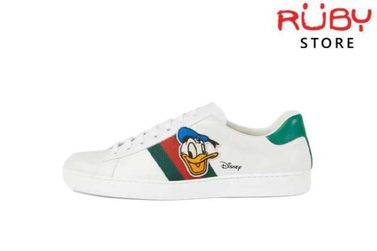 Giày Disney Vịt Donald x Gucci Ace Siêu Cấp