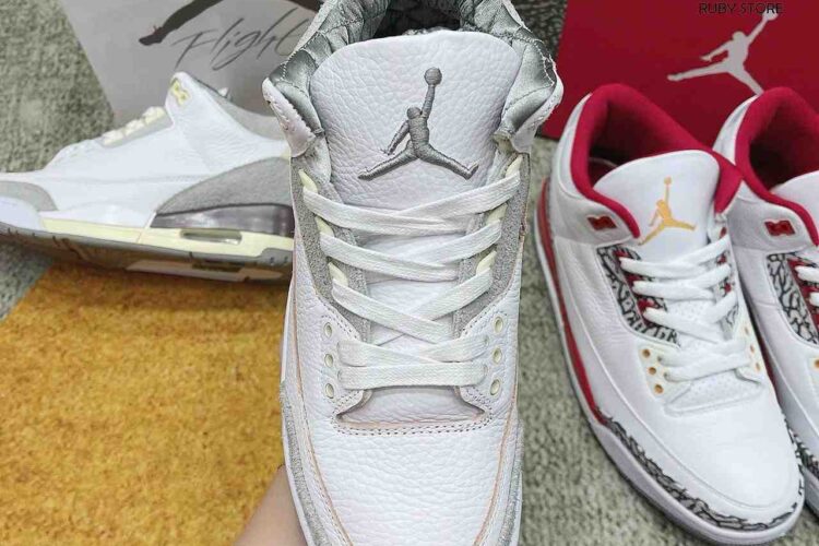 Giày Jordan 3 A Ma Maniére Trắng Nâu