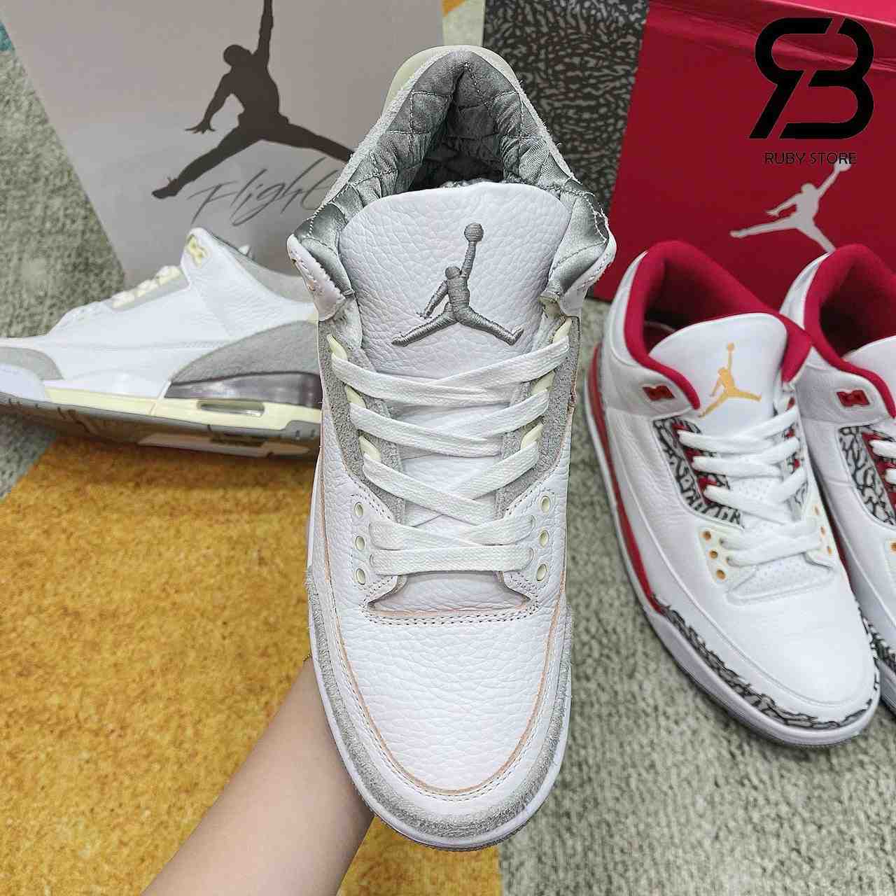 Giày Jordan 3 A Ma Maniére Trắng Nâu
