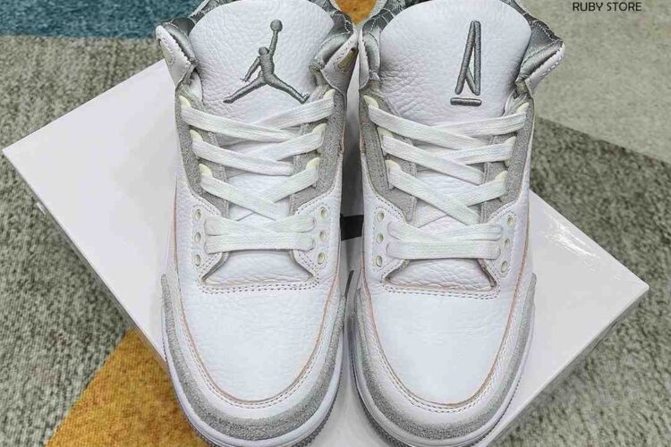 Giày Jordan 3 A Ma Maniére Trắng Nâu