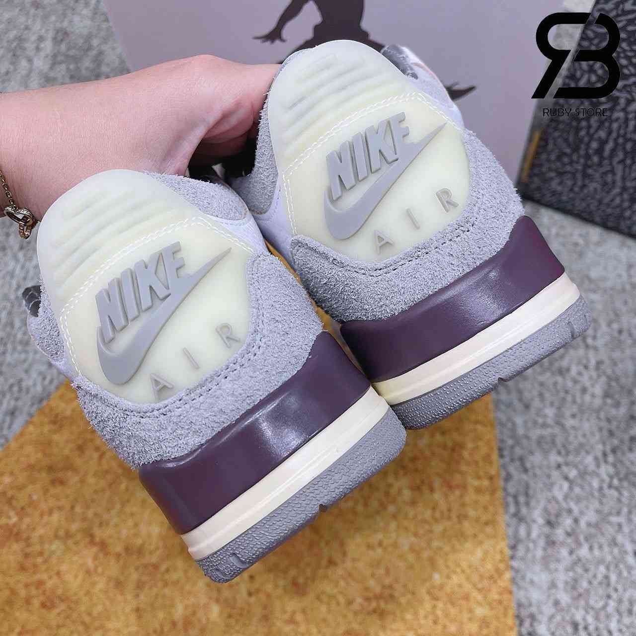 Giày Jordan 3 A Ma Maniére Trắng Nâu