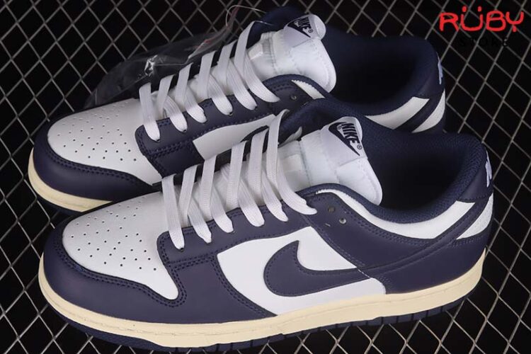 Giày Nike Dunk Low Vintage Navy Siêu Cấp TT