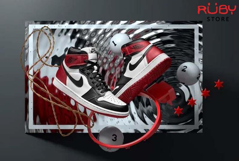 Nike Air Jordan 1 High Black Toe