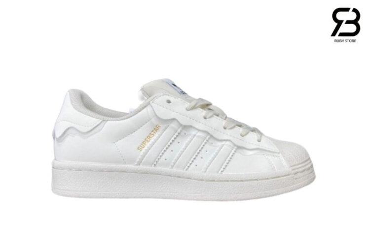 Giày Adidas Superstars Cream White Trắng Kem Rep 1 1