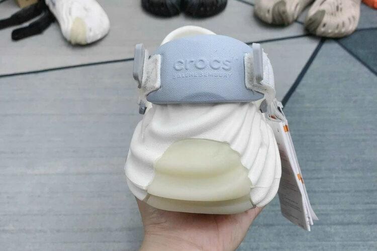 Dép Crocs Pollex Clog by Salehe Bembury White Trắng