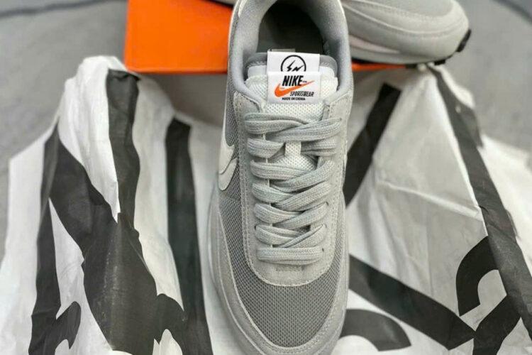 Giày Nike LD Waffle Sacai Fragment Grey Xam