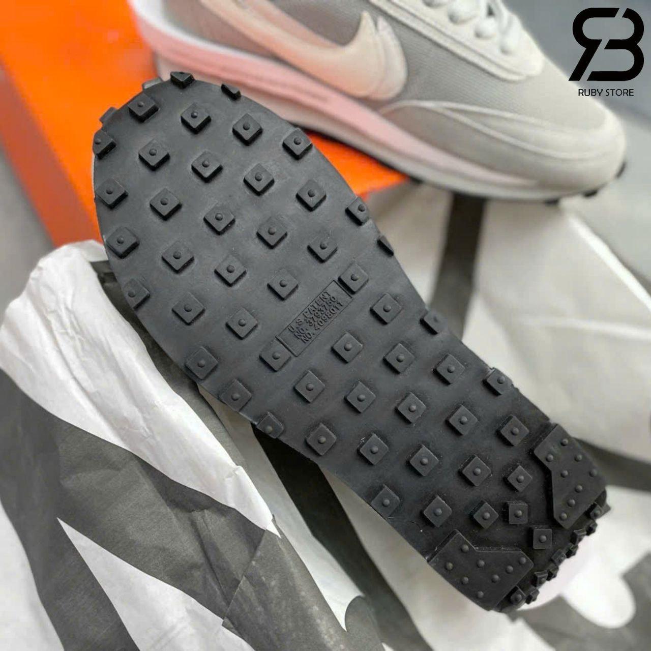 Giày Nike LD Waffle Sacai Fragment Grey Xam