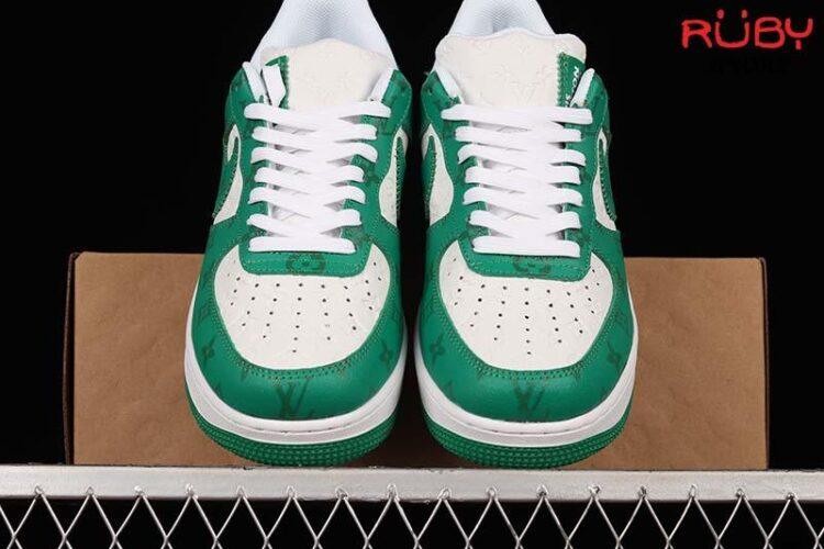 Giày Nike Air Force 1 Low Louis Vuitton White Green Trắng Xanh Lá