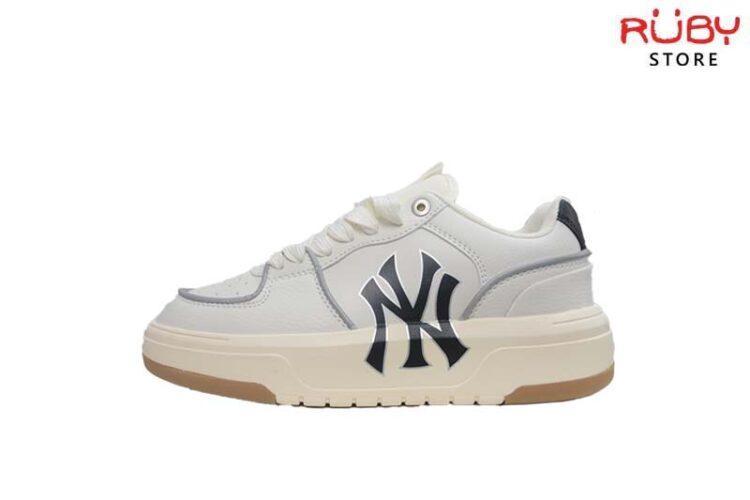 Giày MLB Chunky Liner New York Yankees Màu Đen Đế Nâu