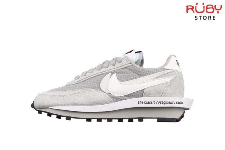 Giày Nike LD Waffle sacai Fragment Grey Xám
