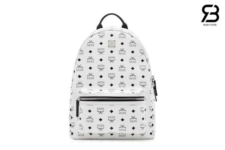 Ba Lô Medium Stark Side Studs Backpack Trắng 40CM