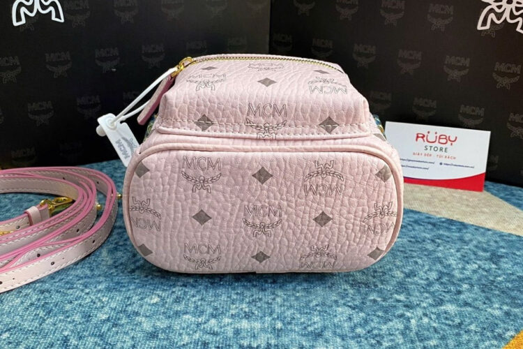 Ba Lô Stark Backpack in Visetos Hồng 21CM