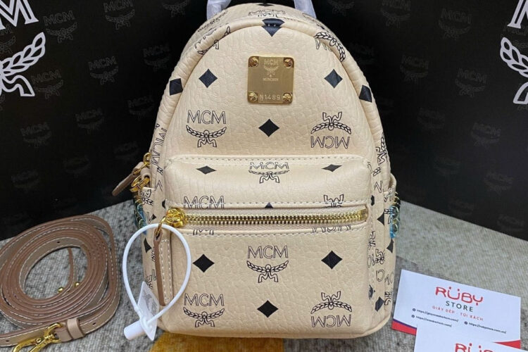Ba Lô Stark Backpack in Visetos Kem 21CM