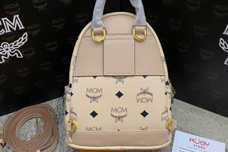 Ba Lô Stark Backpack in Visetos Kem 21CM