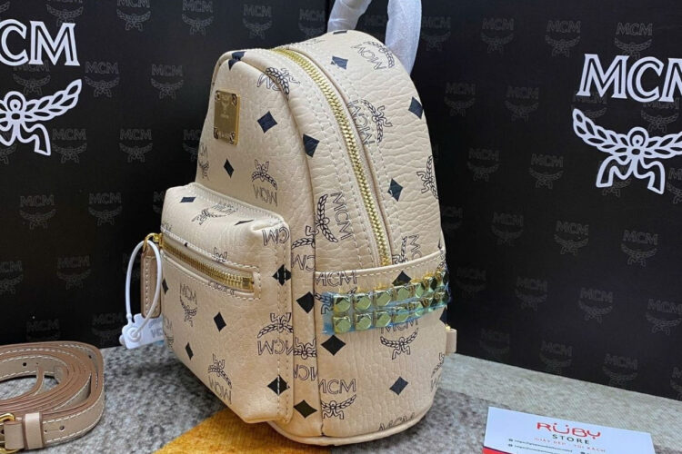 Ba Lô Stark Backpack in Visetos Kem 21CM