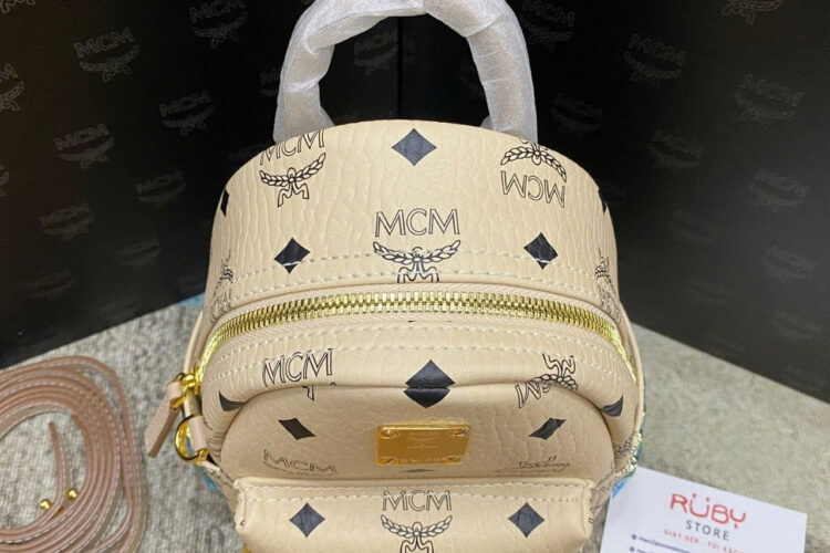 Ba Lô Stark Backpack in Visetos Kem 21CM
