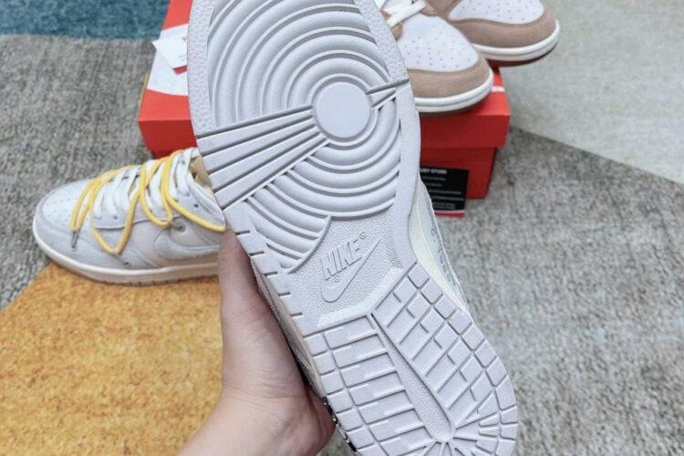 Giày Nike Dunk Low Off-White Lot 39 Xám Vàng