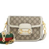 Túi Gucci Horsebit 1955 Mini Bag Trắng GG Canvas