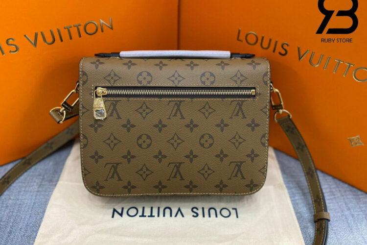 Túi LV Pochette Metis Monogram Reverse Nâu 25CM Siêu Cấp
