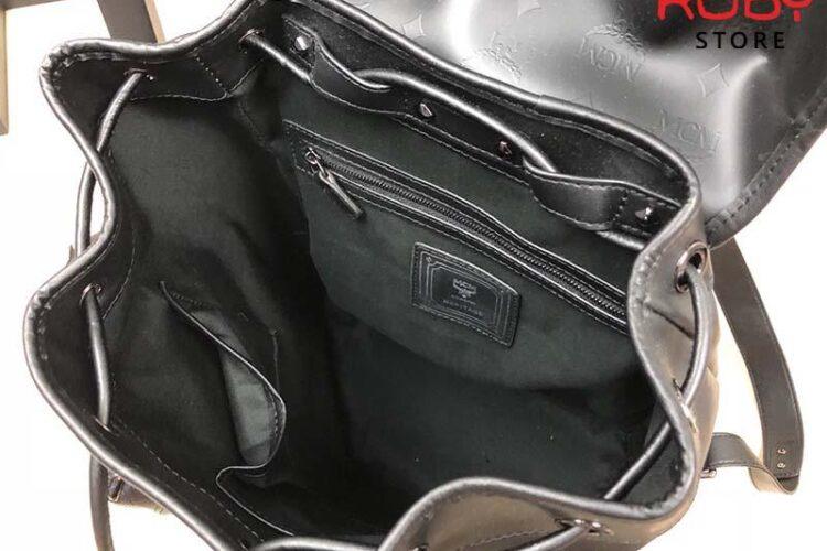 Ba Lô MCM Brandenburg Backpack Stark Front Studs Đen 42CM Best Quality