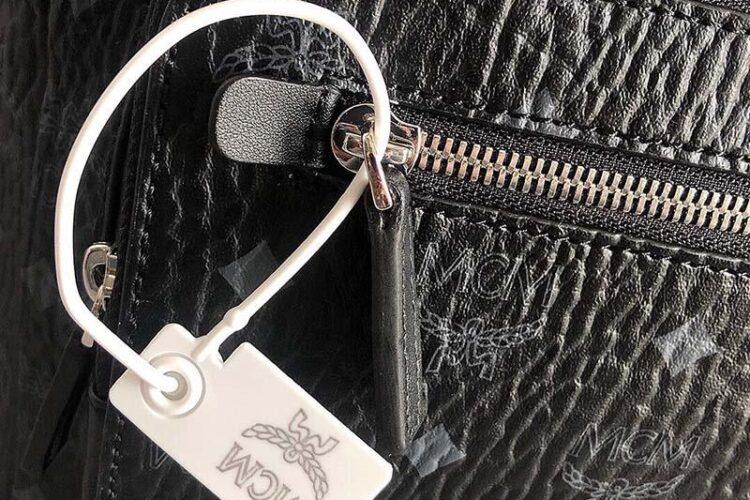 Ba Lô MCM Small Stark Backpack Double Zip Cognac Đen 33CM Siêu Cấp