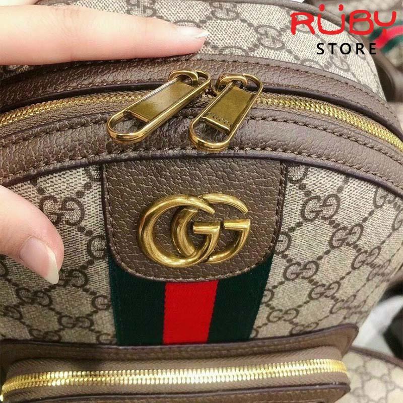 Ba Lô Gucci GG Ophidia Backpack Small kem replica 1:1 | Ruby Store