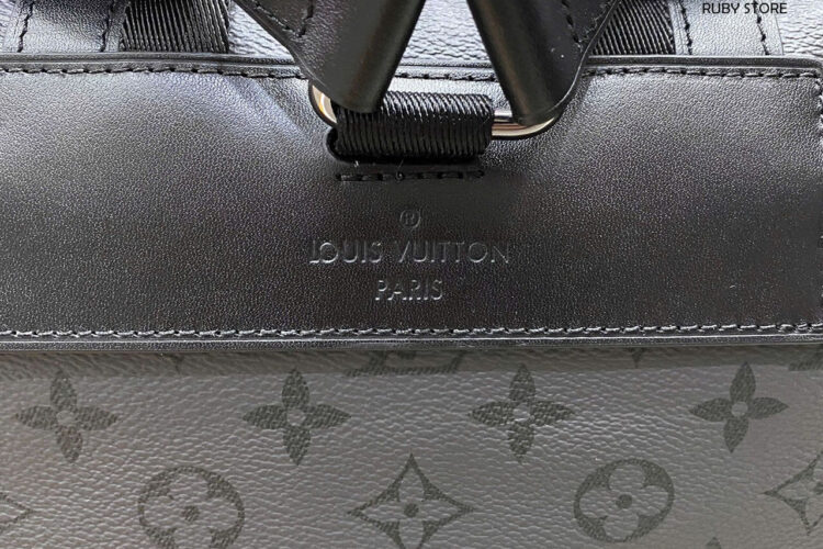 Balo LV Christopher MM Backpack Monogram Eclipse Reverse Đen 44CM Best Sale