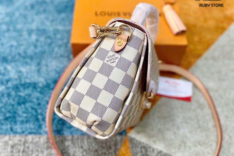 Túi LV Croisette Damier Azur N41581 Trắng Hồng 25CM Siêu Cấp Sale